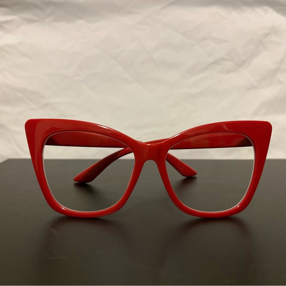 Red Cat eye glasses